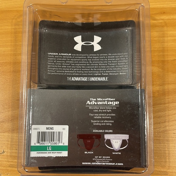 Under Armour Performance Jock with Cup Pocket Large - Picture 6 of 10